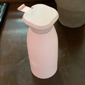 Miniso glass water bottle flexible handle